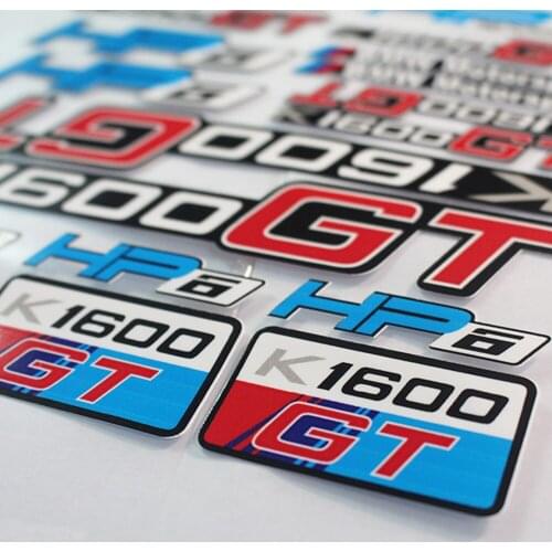 Motorcycle Stickers Body Reflective Waterproof moto fuel tank tail box logo decals Kit set For K1600GT Hp 6 k1600 gt sticker
