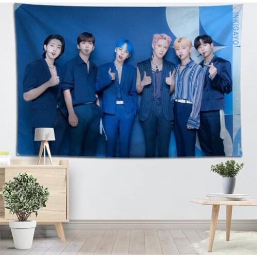 Kpop WEi Wall Hanging Tapestry Sheets Home Decorative Tapestries Beach Towel Yoga Mat Blanket Table Cloth Wall Tapestry 0511
