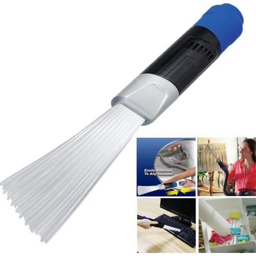 New Universal Vacuum Attachments Brush Dust Daddy Cleaner Dirt Remover Home Vacuum Cleaning Brush For Air Vents Keyboards Tools