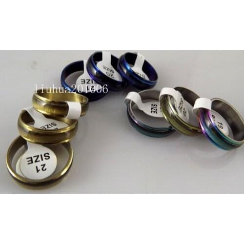 Wholesale 48 pcs mix color of beautiful imitation opal rings Fashion jewelry