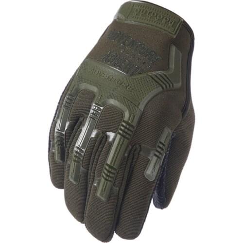 Army Combat Tactical Gloves Men Full Finger Olive Green Black Paintball Military Gloves SWAT Soldier Shoot Bicycle Mittens luva