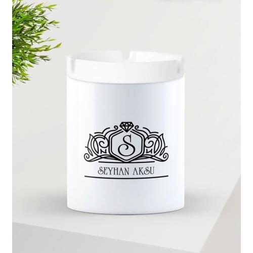 Personalized Is Ceramic Ash Tablası-13