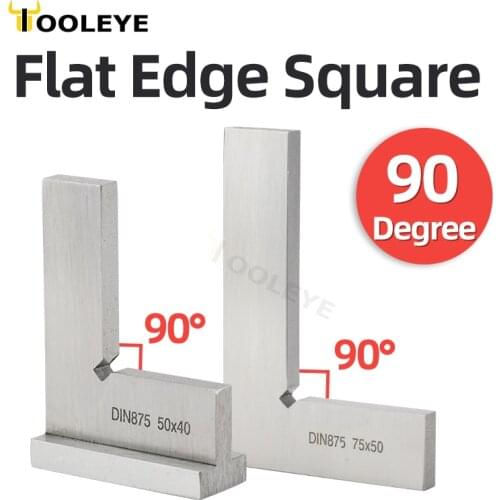90 Degree Flat Edge Square Carpenter Square Bladed Try Square Angle Square L-shaped Carpenters Ruler Marking Gauge Carpenter