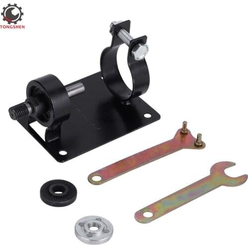 Electric Drill Cutting Seat Stand Holder Set Polishing Grinding Machine Bracket with 2 Wrenchs 2 Gaskets for Polishing Grinding