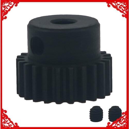 RCAWD #45 steel motor pinion gear 23T tooth 48P pitch for 3.175mm motor shaft 1-10 for Traxxas Slash 2WD