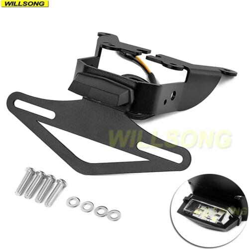 Registration License Plate Frame Holder Tail Tidy Fender LED Eliminator For SUZUKI SV650 SV650X Motorcycle Accessories