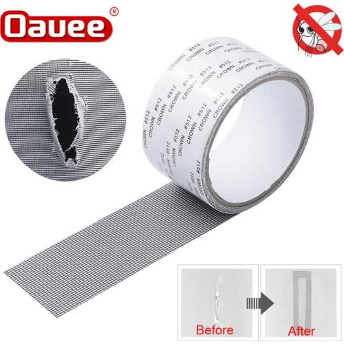 Screen Repair Tape Window Door Waterproof Patch Self-adhesive Super Fix Anti-Insect Door Mosquito Net Mesh Broken Holes Repair
