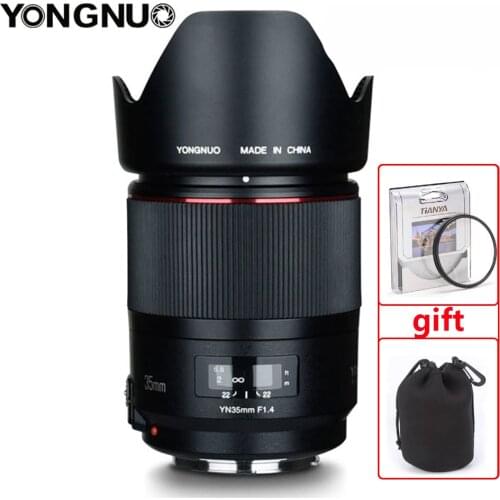 YONGNUO YN 35MM F1.4 Wide Angle Lens for Canon 5DII 5D 500D 400D 600D 60D lens for Canon DSLR Camera Lens