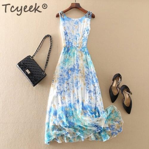 Летние шифоновые платья Tcyeek China At AliExpress
