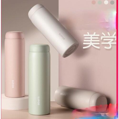 Vacuum Cup Unisex Student Simple and Portable Cute Girl Water Cup 316L Stainless Steel Large Capacity