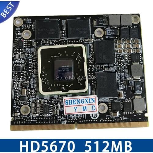 Radeon HD5670 HD5670M GDDR5 512MB 216-0772003 Video Graphics Card For iMac 21" A1311 27" A1312 test 100