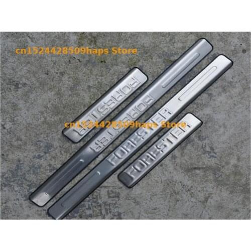 High Quality Stainless Steel External Scuff Plate/Door Sill Fit For SUBARU Forester SJ 2013 2014 2015 2016 2017 2018 2019