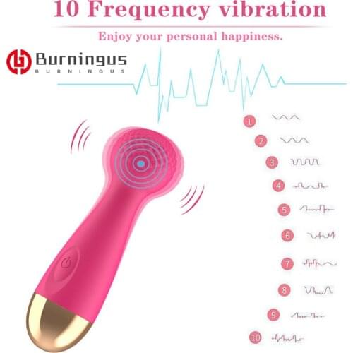 10 Speed Powerful Magic Wand AV Vibrator USB Charge G Spot Vibrating For Woman Vaginal Clitoral Massager Female Masturbator