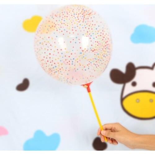 5pcs 12 Inch Clear Balloons Transparent DIY Helium Balloons with Confetti or Foam Birthday Wedding Party Childrens Day Decor