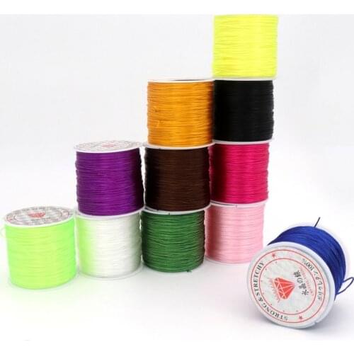 50yard High Elastic Threads Stretch Beading Cords For Jewelry Making Diy Bracelet Needlework Accessories Wholesale