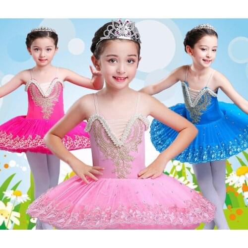 Ballet Tutu Swan Lake Girls Ballet Costume Ballerina Stage Performance show Children Ballet Professional Dance Dress For kids
