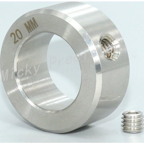 Stainless Steel Retaining Ring Shaft Collar with Screw Locking Ring sleeve diameter 6-50mm