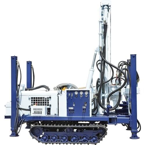 Drilling Rig for Deep Water Well Soil Sampling Crawler Hydraulic Pneumatic Down-the-hole Drilling Rig Factory