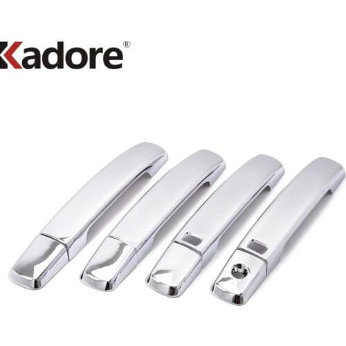 For Nissan Qashqai Dualis 2007-2013 New Chrome Door Handle Cover Trims Protector with 3 small holes Car Styling
