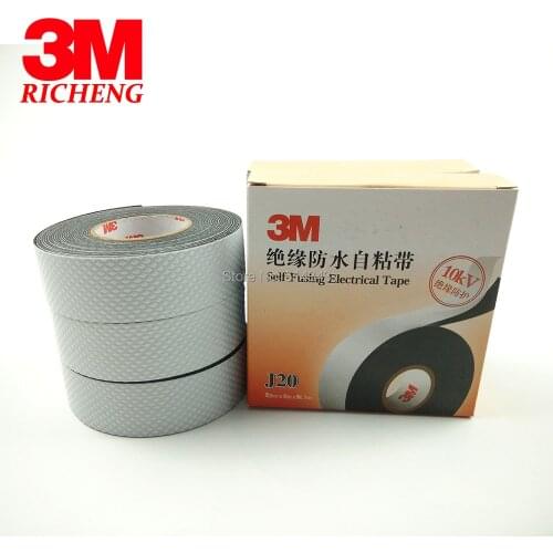 Nice Quality Self-Fusing Electrical Rubber Pvc Insulation Tape 3M J20