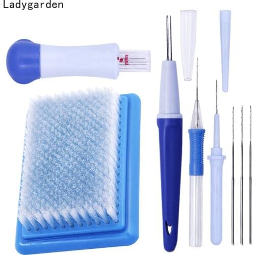 Felting Needle Mat Wool Felt Background Brush Embroidery Sewing Crafts Felting Needle Felted Wool Rug Brush Felting Needles