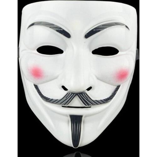 Halloween Christmas Party Movie Cosplay V for Vendetta Hacker Mask Anonymous Guy Fawkes Gift Adult Kids Film Theme Mask Joker