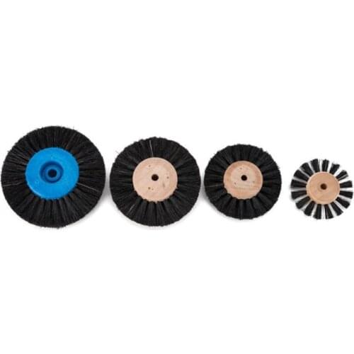Professional 10piece/lot Dental Brush Wheel Polishing Hub Cleaning Rotary Bristle Buffing Wheels Laboratory Tools Materials