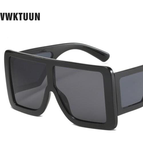 VWKTUUN Four Lens Sunglasses Women Men Brand Designer 8 Colors Options Oversized Sun glasses For Woman Driving UV400 Eyewear
