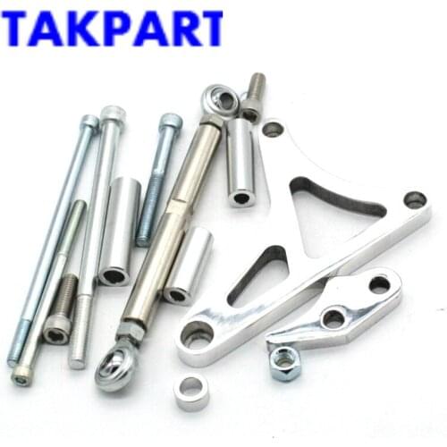 TAKPART for SB Ford 289 302 347 Billet Polished Aluminum Alternator Bracket Kit Small Block