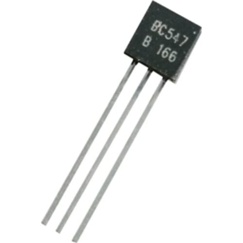 100pcs / lot BC547B BC547 100MA 45V 0.1A NPN TO-92 transistor