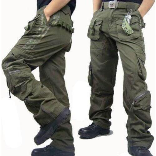 Outdoor Tactical Pockets Design Mens Cargo Pants 2021 Mens Clothing