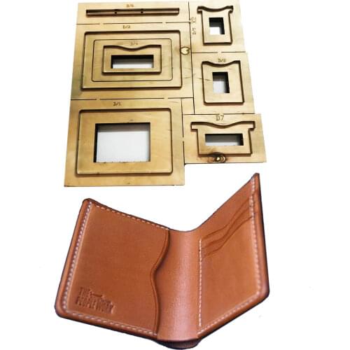 Japan Steel Blade Wooden Die Long Style Simple Wallet Leather Craft Punch Hand Tool Cut Knife Mould Sewing Accessories