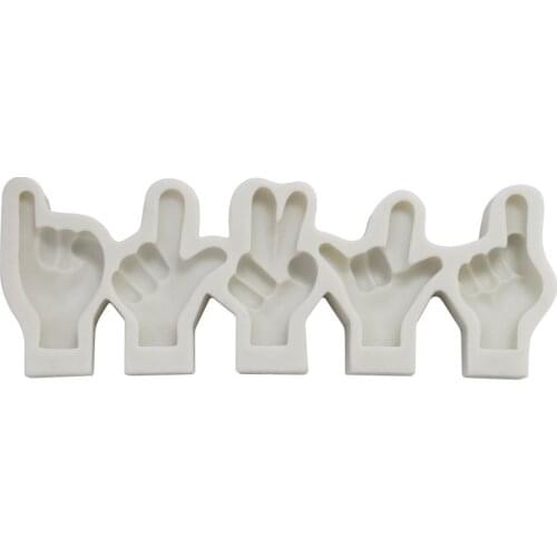 Gesture Silicone Cake Mold Fondant Mold Cake Decorating Tools Gmpaste Chocolate Mould Cake Mould