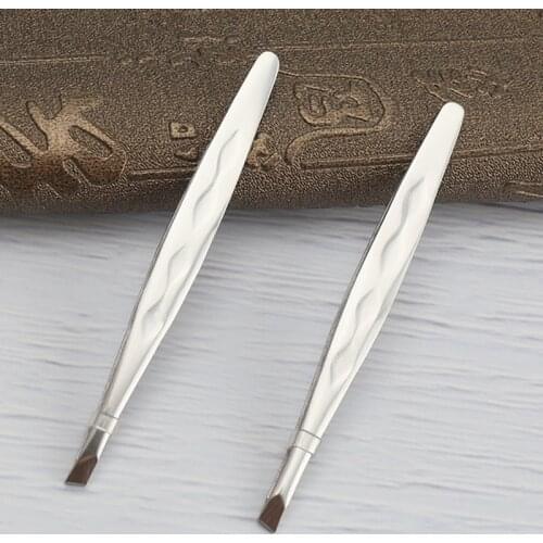 1 Pcs Professional Stainless Steel Hair Removal Clip Eyebrow Face Hair Remover Tweezers Makeup Tool Pinset