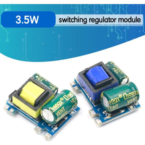 AC-DC 5V 700mA 12V 300mA 3W / 3.5W/ 4W Isolated Switch Power Supply Module Buck Converter Step Down Module 220V turn 5V/12V
