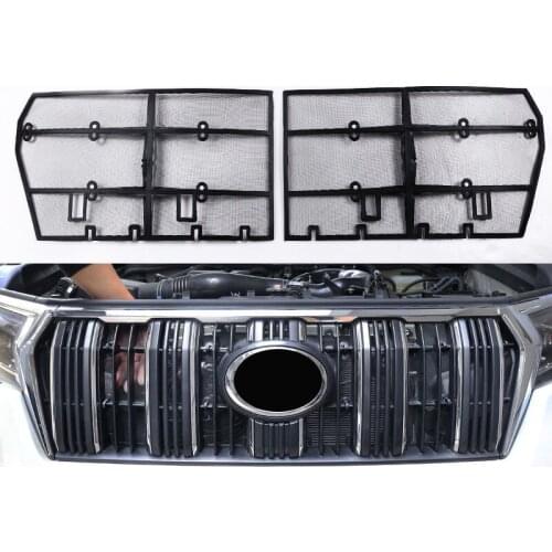 2Pcs Car Insect Screening Mesh Front Grille Insert net For Toyota Land Cruiser Prado 150 2018 FJ150 Accessories