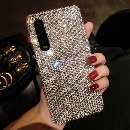 Luxury Fashion DIY Crystal Diamond Clear Case For Samsung A70S A50S A40S A30S A21S M21 A3 A5 A7 A6 A8 A9 J3 J5 J7 J4 J6 J8 2018