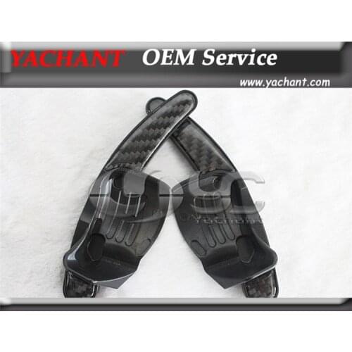 Carbon Fiber Black Steering Wheel Shift Paddles Fit For Volkswagen Scirocco magotan 6 / CC Golf GTI/R20 Modified Dedicated