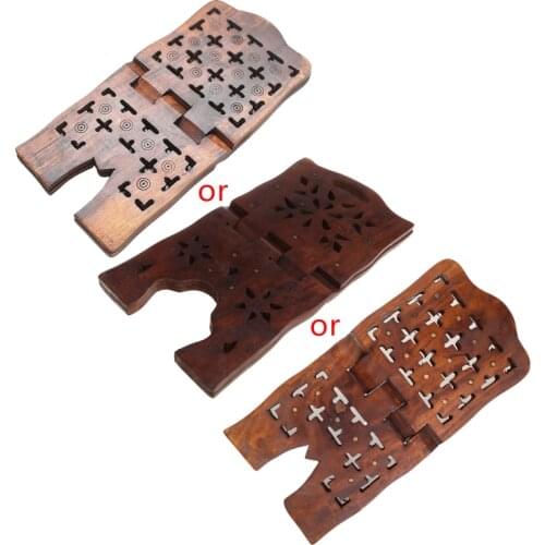 Wooden Kuran Quran Koran Holy Book Stand Holder Shelf Islam Eid Ramadan Mubarak Home Decoration Dropshipping