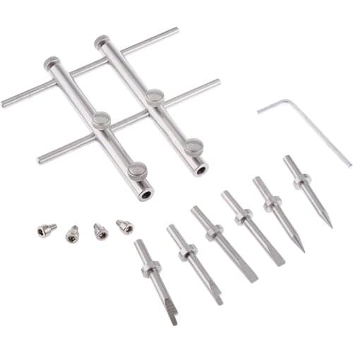 Lens Spanner Wrench Repair Open Tool Ring Remover Stainless Steel With Three Set Driver For Dslr Camera Repair Screwdriver