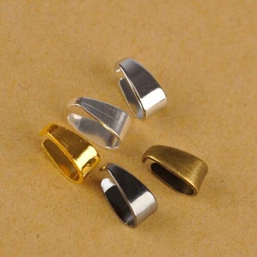 1000Pcs Pendant Clasp Connectors Clips Connectors For Jewelry Making Finding Necklace Accessories Supplies