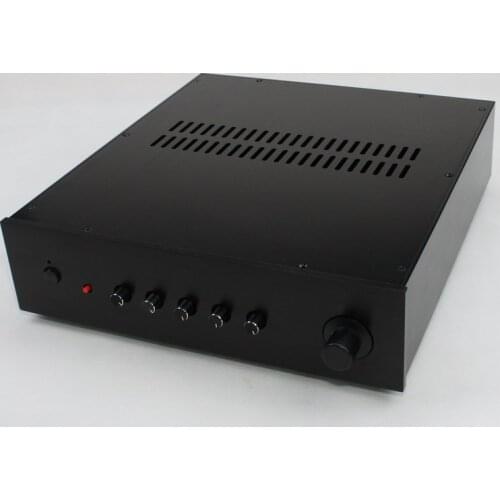 Amp Case Amplifier House Enclosure 380 * 355 * 92MM WA 78 All Aluminum 5.1 Pre-stage Power Amplifier Chassis DIY Box