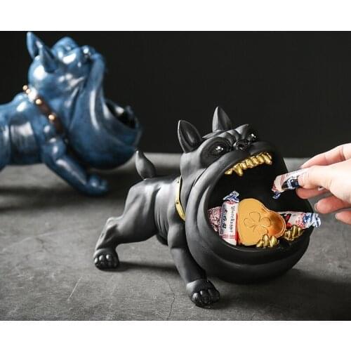 Creativity Ceramic storage box Animal model Multifunctional ashtray Durable Protable High Temperature Resistant Car decoration