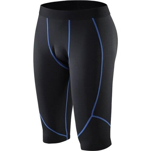 Running Gym Tights Men Compression Shorts Pants Quick Dry Sports Leggings Male Fitness Basketball Workout Sportswear Clothing