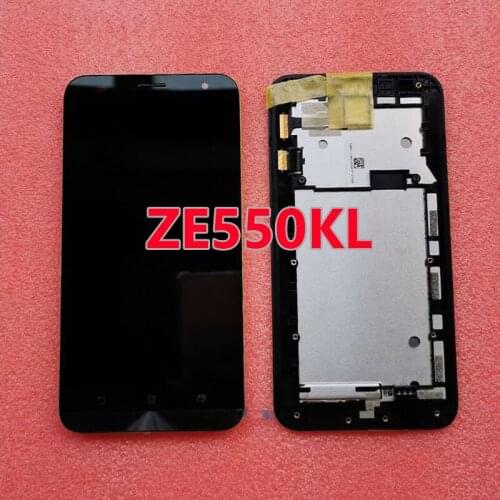 Best OEM 5.5" For ASUS ZenFone 2 Laser ZE550KL Z00LD LCD Display Touch Screen Digitizer Assembly with Frame Replacement