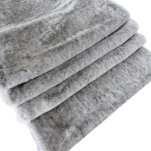 Grey Table Runner Xmas Table Decoration Faux Fur Table runner For Party Home Man Double sided use Runner
