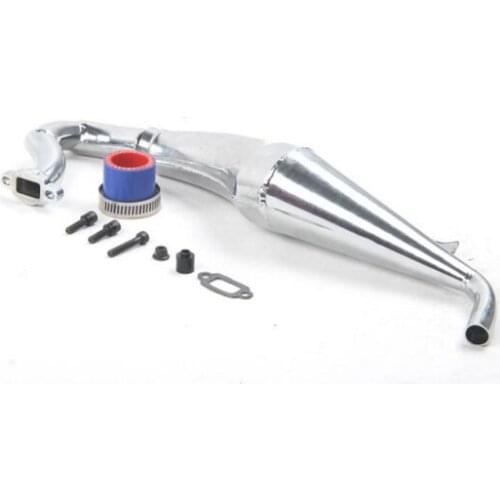 Dominator Tuned Pipe V2 Fit for 1/5 Losi 5ive-t Rovan LT King Motor x2