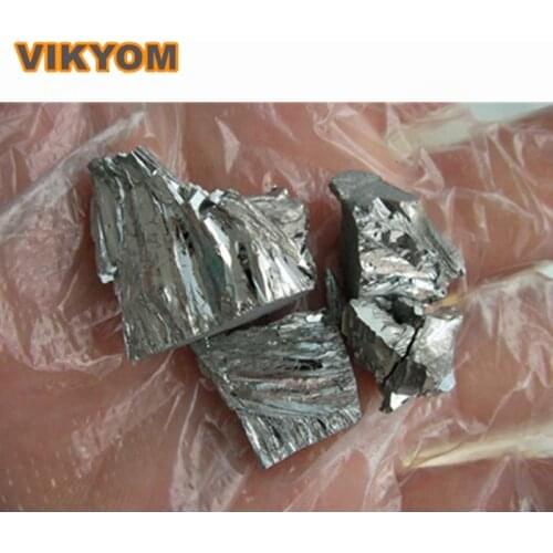 Non-metallic element Te≥99.99 Elemental crystal Elemental tellurium Tellurium block 4N tellurium block 10g