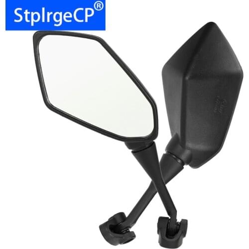One Pair of Rear View Mirror Side View Mirrors Universal for Motorcycle Racing Bike ATV