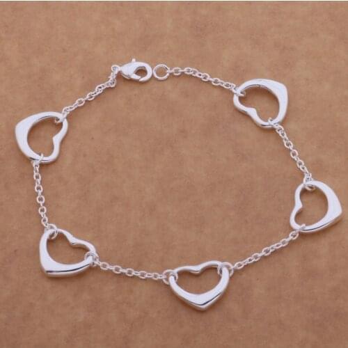 Wholesale High quality silver plated Fashion jewelry Bangles bracelet WB-126